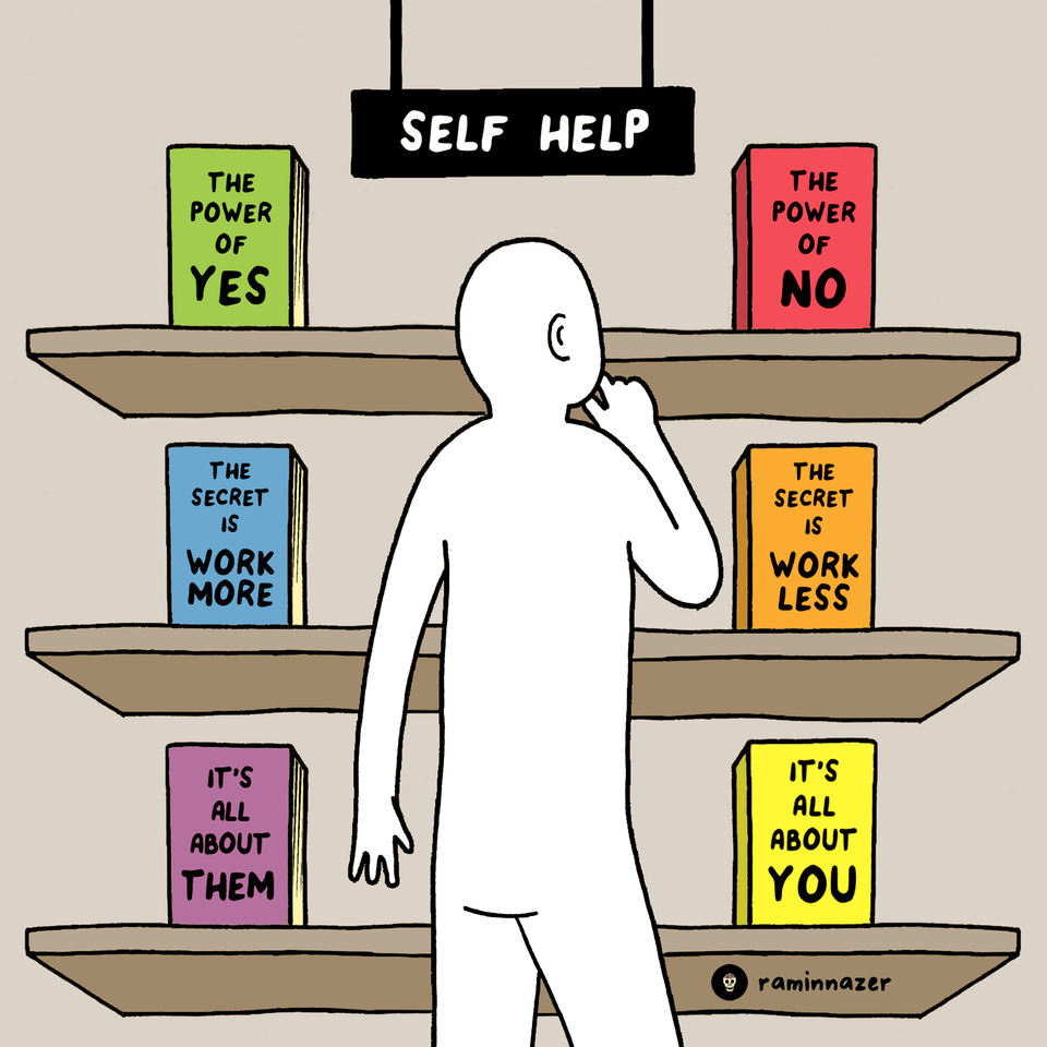 The Irony of Self-Help Not Helping